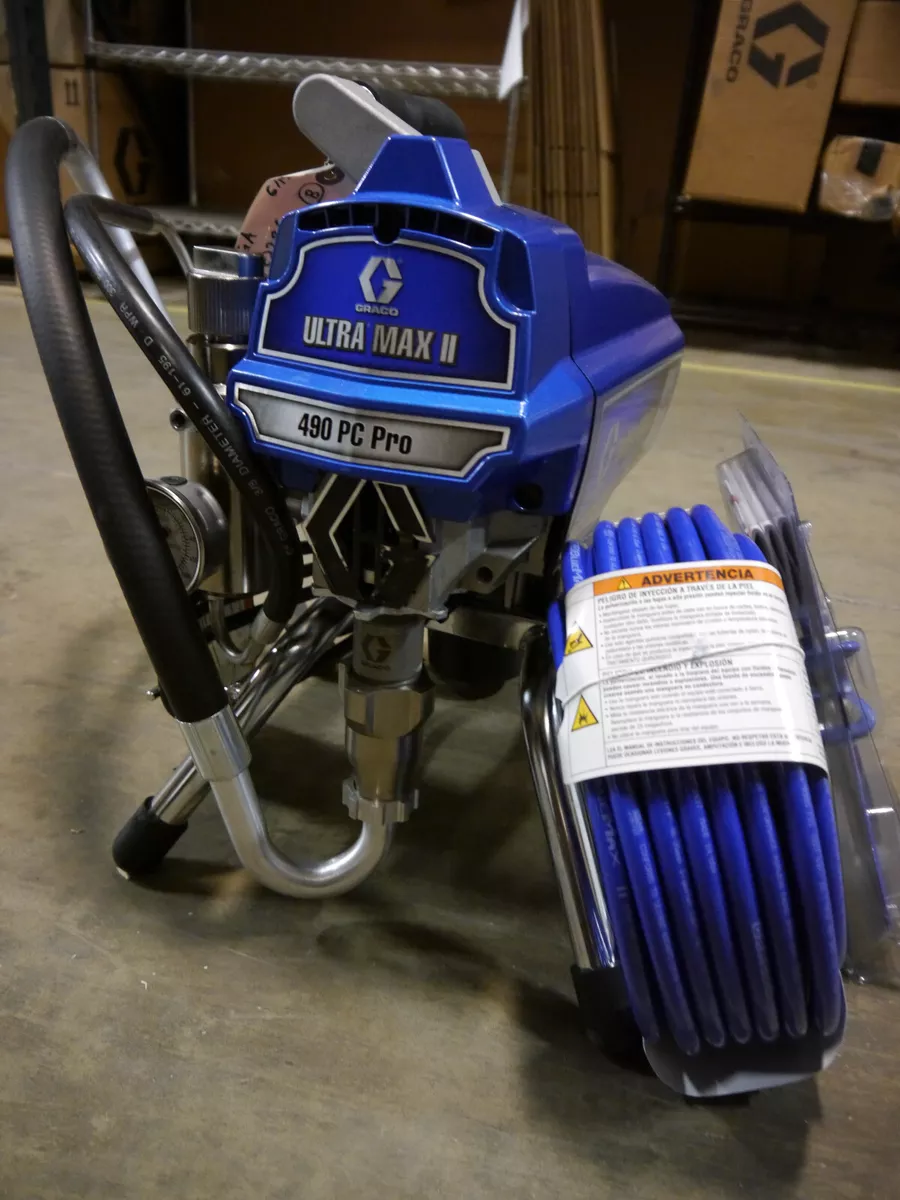 Graco Ultra Max II 490 PC Pro Electric Airless Sprayer Stand