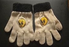Vintage 90s Tweety Bird Looney Tunes Gloves, Med-Large for Child or Small Women