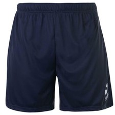 Image of MENS SONDICO CORE NAVY POLY SHORTS FOOTBALL GYM RUNNING ACTIVEWEAR
