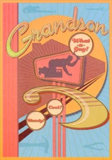 Designer Greetings Handyman Silhouette Sign Grandson Birthday Card