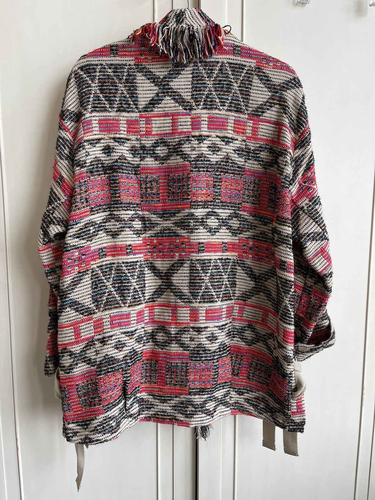 Zara Basic Outerwear Jacket Double Long Sleeve Fr… - image 9