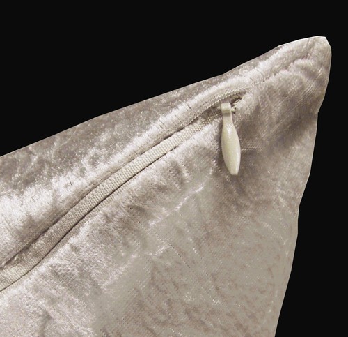 Mv02a Pale Tan Diamond-Crushed Velvet Cushion Cover/Pillow Case *Custom Size* - Picture 2 of 6