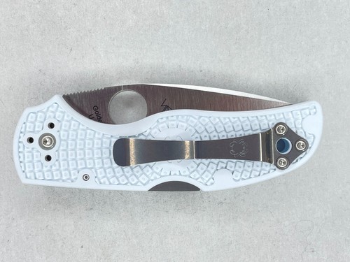 RAR Spyderco Native 5 FRN White Rex45 Satin C41PWH5 Sprint Run NEU - Bild 3 von 11