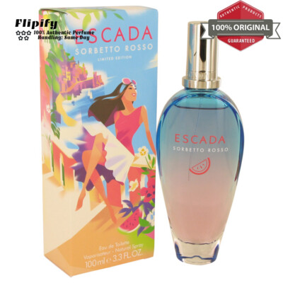 Escada Sorbetto Rosso Perfume 3.3 oz EDT Spray for Women by Escada