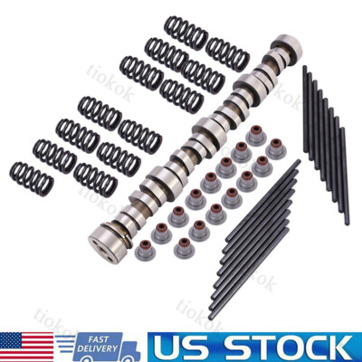 NEW Fit For Ls Stage 3 Truck Cam Kit V2 4.8 5.3 LS1/LS2 Spring Seals US