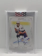 2020-21 Upper Deck Clear Cut Champs #C-LE Anders Lee Auto New York Islanders
