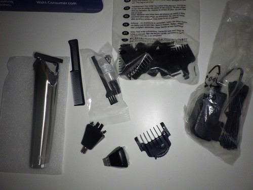 Wahl Tagliacapelli Tagliabarba e Naso Acciaio Inox Ioni Litio+ 09818A