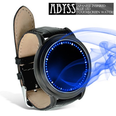 blue led watch