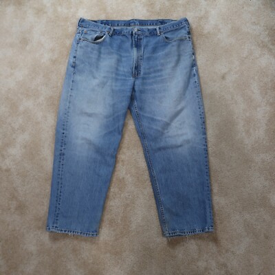 Levi's 550 Relaxed Straight Jeans Men's 48x30 Blue Denim Pants - Main Image