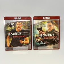The Bourne Identity  The Bourne Supremacy HD DVD Lot Matt Damon As Jason Bourne
