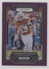 2024 Panini Prizm Draft Picks Purple Prizm 72/75 Jordan Whittington #170 1co7