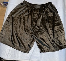 Unbranded Boxer Shorts Size L polyester Second Skin Satiny Silky black