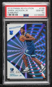 2018-19 Panini Revolution Sunburst /75 Jaren Jackson Jr PSA 10 GEM MT Rookie RC