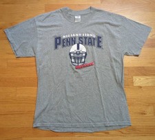 Vintage Penn State Nittany Lions Football Defense Graphic T-Shirt Adult L Y2K