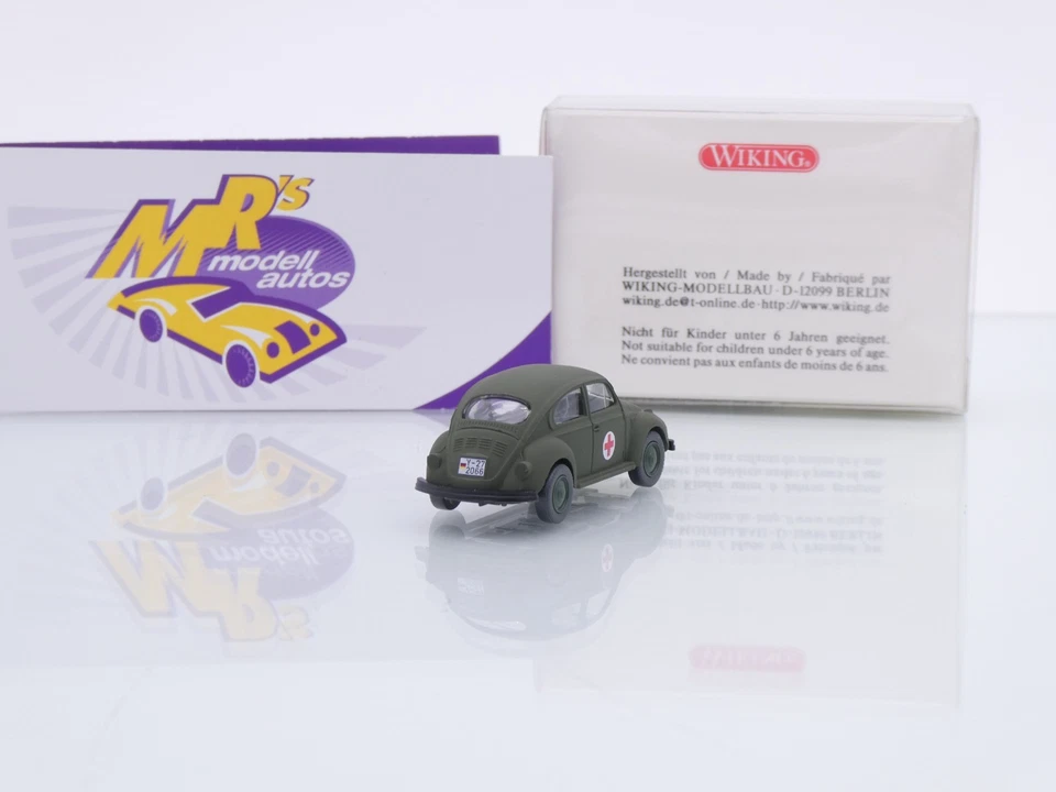 Wiking 696 12 # VW Käfer in olivegrün der " Bundeswehr " 1:87 ab 4,99 € - Bild 3 von 4