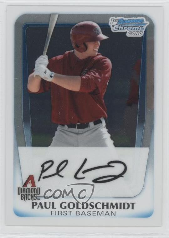 2011 Bowman Chrome Prospects Paul Goldschmidt #BCP99 14b5