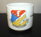 Vintage USAF 49th Tactical Fighter Wing Ceramic Mug GERMANY 1962 Schonwald — photo 1