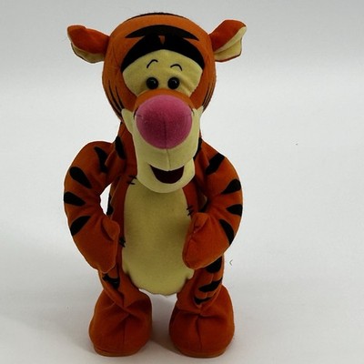 Mattel Bouncing Tigger Disney 1999 Jumping 10  Electronic Plush (Tested)