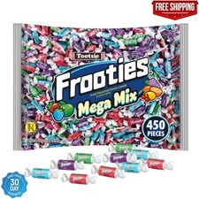 Assorted Fruit Chewy Candy 450 Pieces Bulk Treats 50.06 oz Bag