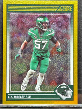 C.J. Mosley N.Y. Jets 2024 Score #223 Gold Dots /240