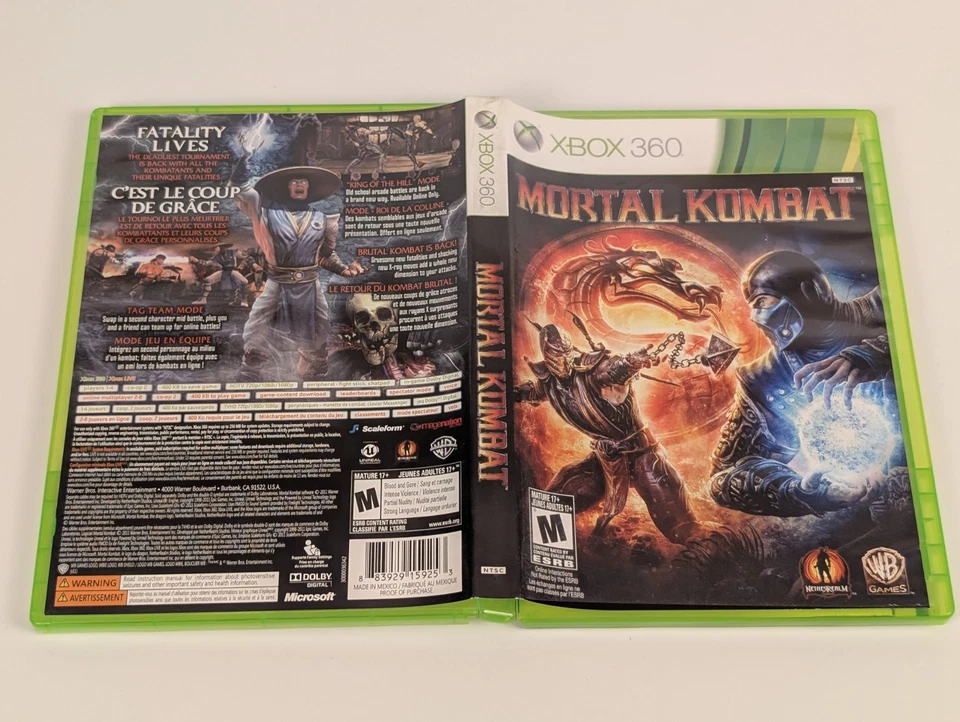Mortal Kombat (Microsoft Xbox 360, 2011) ➡️CIB  - Tested - Near Mint 📀! - Image 4 of 4