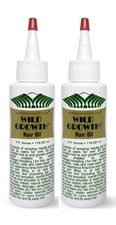 Wild Growth Hair Oil - 4oz by Wild Growth  2 PACK  AUTHENTIC  FREE SHIPPING