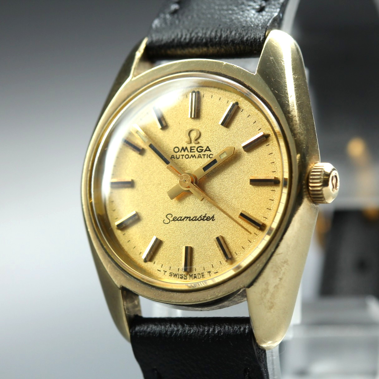 [Near OMEGA Seamaster Cal.671 Gold Women's
