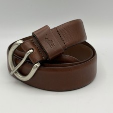 Polo Ralph Lauren Brown Leather Men  s Belt 40  /100cm Argentina