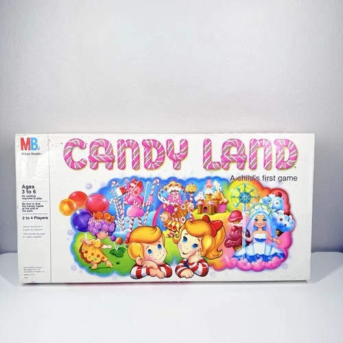 VINTAGE Candy Land 1984 COMPLETE Children's Board Game Milton Bradley
