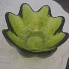 Mid Century Blenko Glass Lotus Bowl