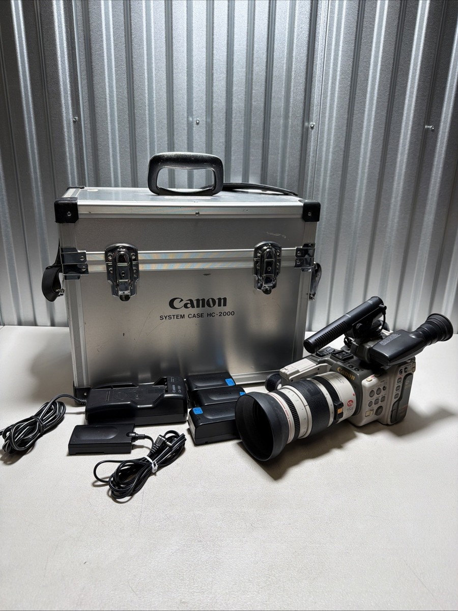 Canon L2 8mm Digital Video Camcorder w/ 4x Batteries, Lens, & Hard