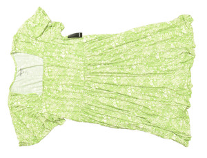 plus emerald green dress for wedding Women's Green Skater Dress Long Sleeve Mini Knit main image 0