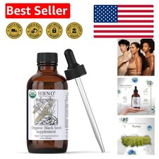USDA Certified Organic Black Seed Oil   4oz Cold Pressed Glass Bottle