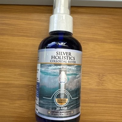 Silver Holistics Best Real Colloidal Silver Water Natural & Organic Supplement