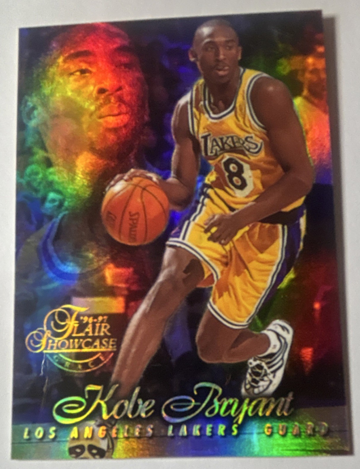 Fleer 1996-97 Flair Showcase Kobe Bryant #31 Los Angeles Lakers NBA Row 1 Card