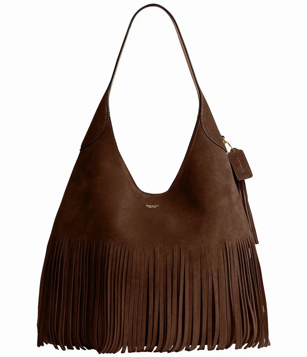 Coach Fringe Suede Exterior Bags & Handbags for Women for sale | eBay