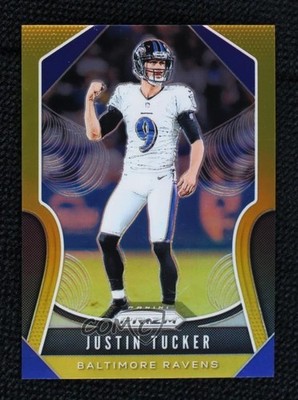 2019 Panini Prizm Gold Prizm 9/10 Justin Tucker #74 10bb