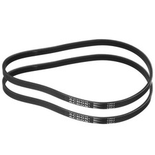2pcs 190J4 Poly V Belt, 4 Ribs PJ V-Ribbed Belt 19" L x 0.37" W x 0.14" T