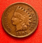 1903 United States Indian Head Cent Penny - Fine (F)