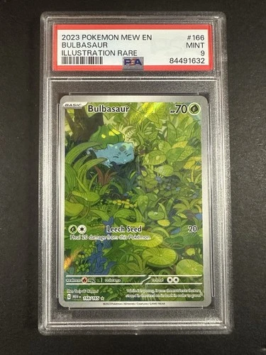 2023 Pokemon SV:151  Illustration Rare Bulbasaur 166/165 PSA 9 Pokemon