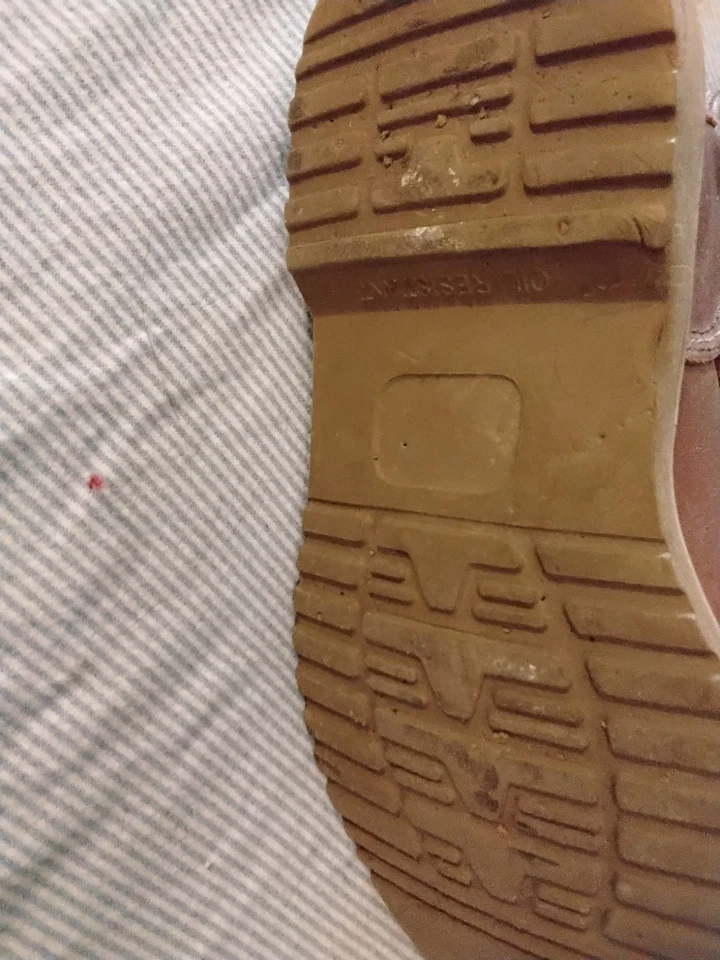 Mens Vintage Western Chief Brown Leather Crepe Sole Work Boot 9D - Image 2 of 4