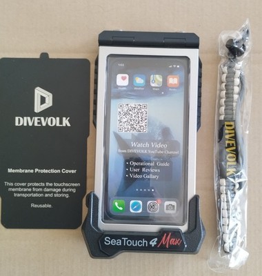 DiveVolk SeaTouch 4 Max Unterwassergehäuse incl. iPhone Adaptern
