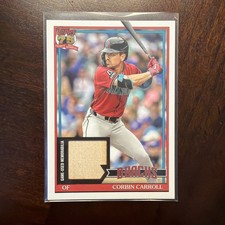 2026 Topps Series One Baseball Corbin Carroll 91 Topps Baseball Relic 91B-CC
