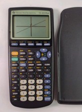 Texas Instruments TI-83 Plus Graphing Calculator - Black w/ Cover Tested Works