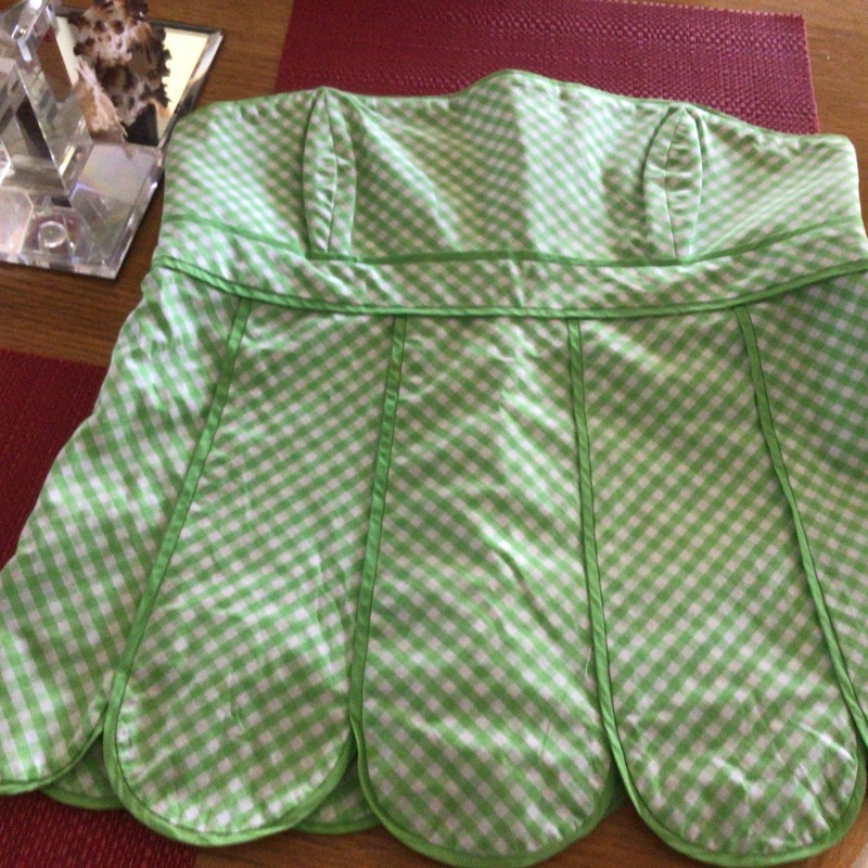 Lilly Pulitzer Meridian Gingham Top/ Size 8