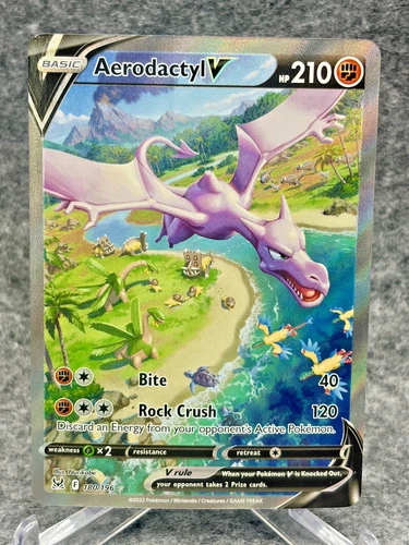 Pokémon TCG Aerodactyl V Lost Origin Alt Art 180/196