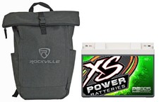 XS Power PS925 12V AGM Powersports Battery , Max 2000Amps Backpack