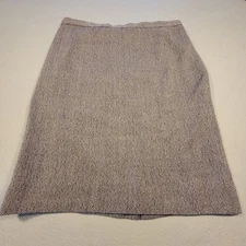 Carlisle Wool Blend Skirt Vintage 90s Made in Hong Kong Lined Tweed Women's 14