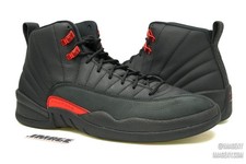 AIR JORDAN 12 RETRO USED SIZE 10 BLOODLINE BLACK VARSITY RED CT8013-003