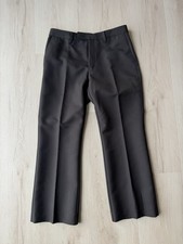 Uniqlo U Women Wool Blend Flared Pants Brown Size 6 Cropped